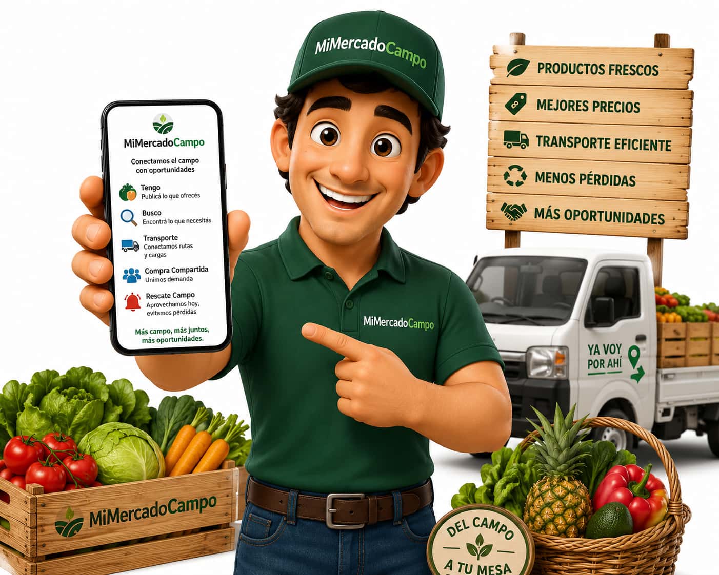 Carlos presenta MiMercadoCampo